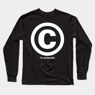 Copyright Symbol Long Sleeve T-Shirt